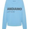 Tops Araminta James | Andiamo Sweatshirt Periwinkle