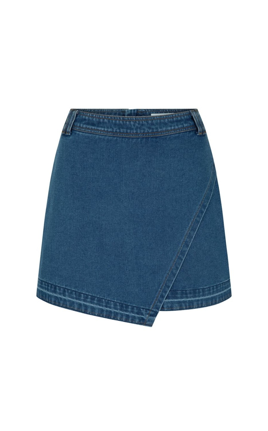 Bottoms Araminta James | Etta Denim Skirt Dark Blue