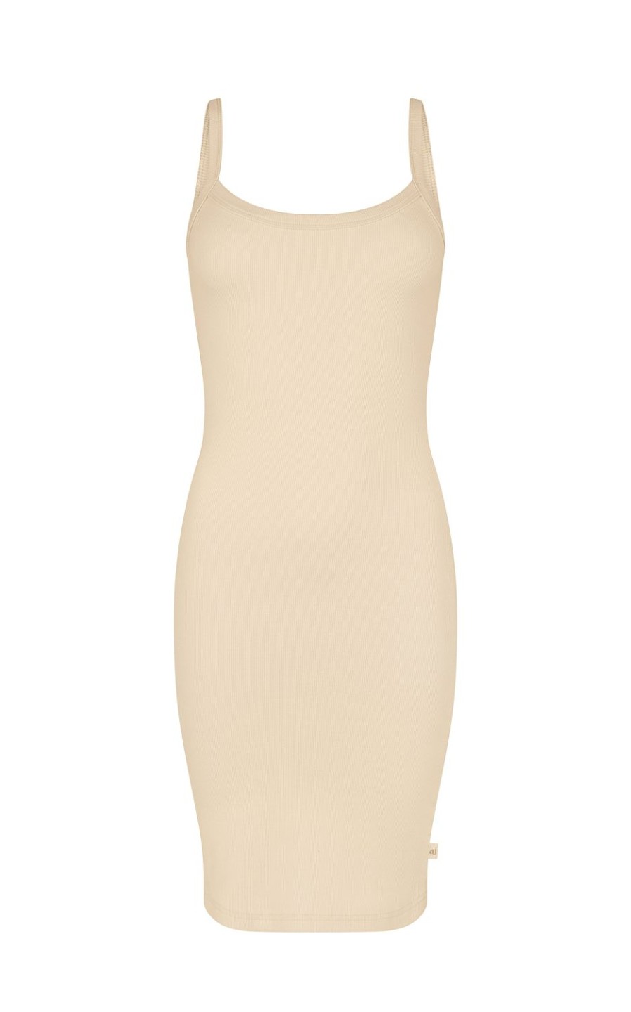 Dresses Araminta James | On The Go Rib Dress Sand