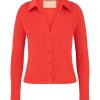 Tops Araminta James | Bailey Long Sleeve Coral