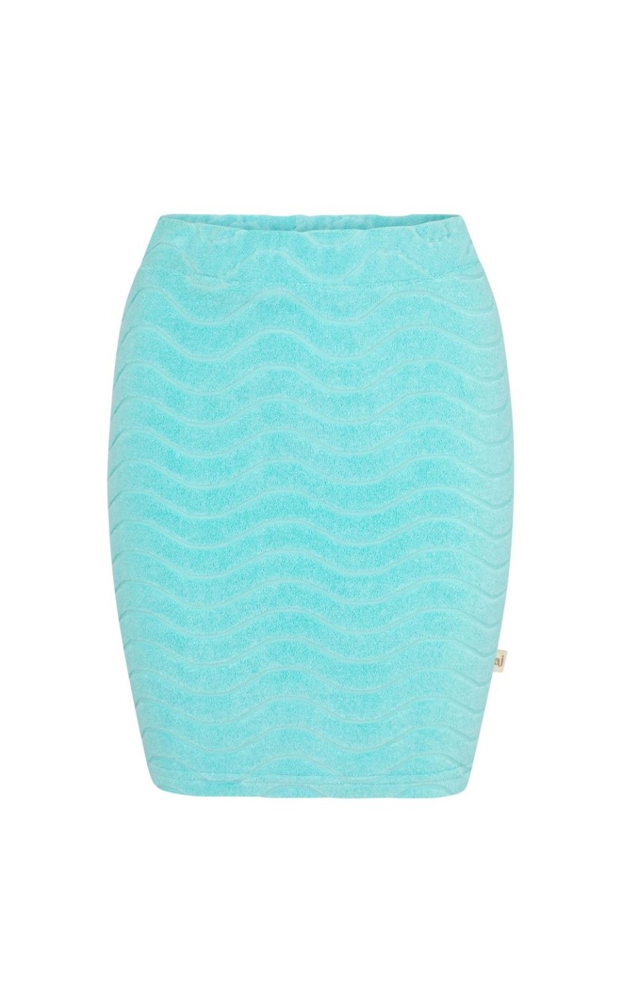 Bottoms Araminta James | Wave Terry Skirt Baby Aqua