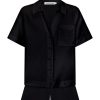 Sets Araminta James | Terry Riviera Shirt Set Noir