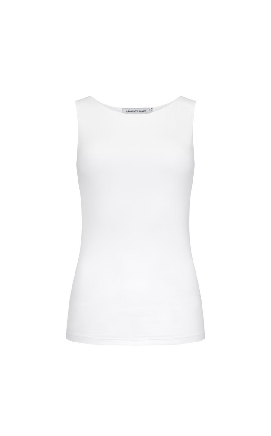 Tops Araminta James | Boatneck Tank Snow