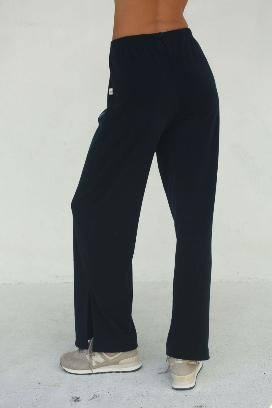 Bottoms Araminta James | Harlow Terry Pant Midnight