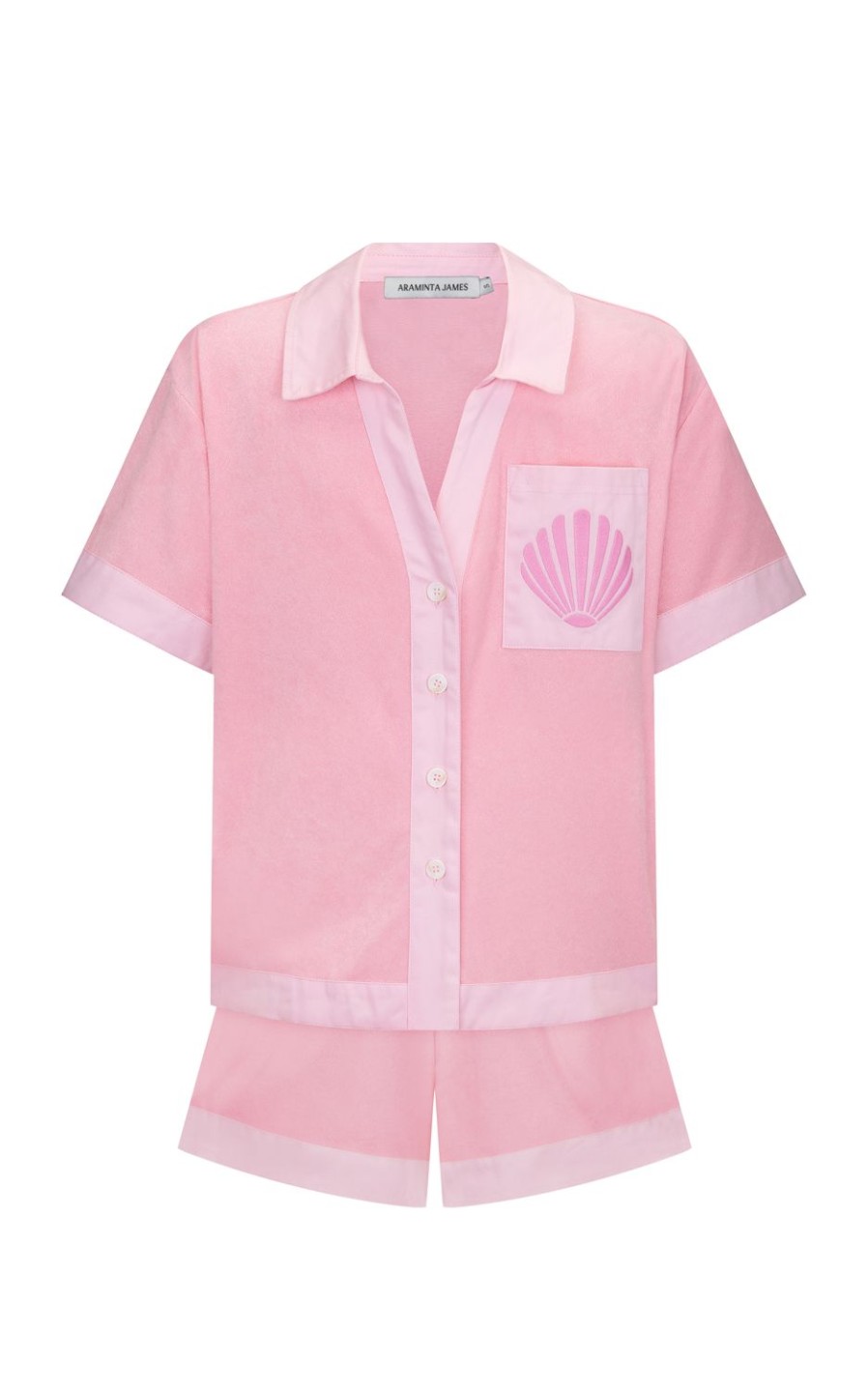 Sets Araminta James | Terry Riviera Shirt Set Peony