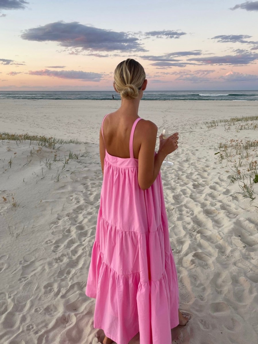 Dresses Araminta James | Sunset Maxi Dress Pink