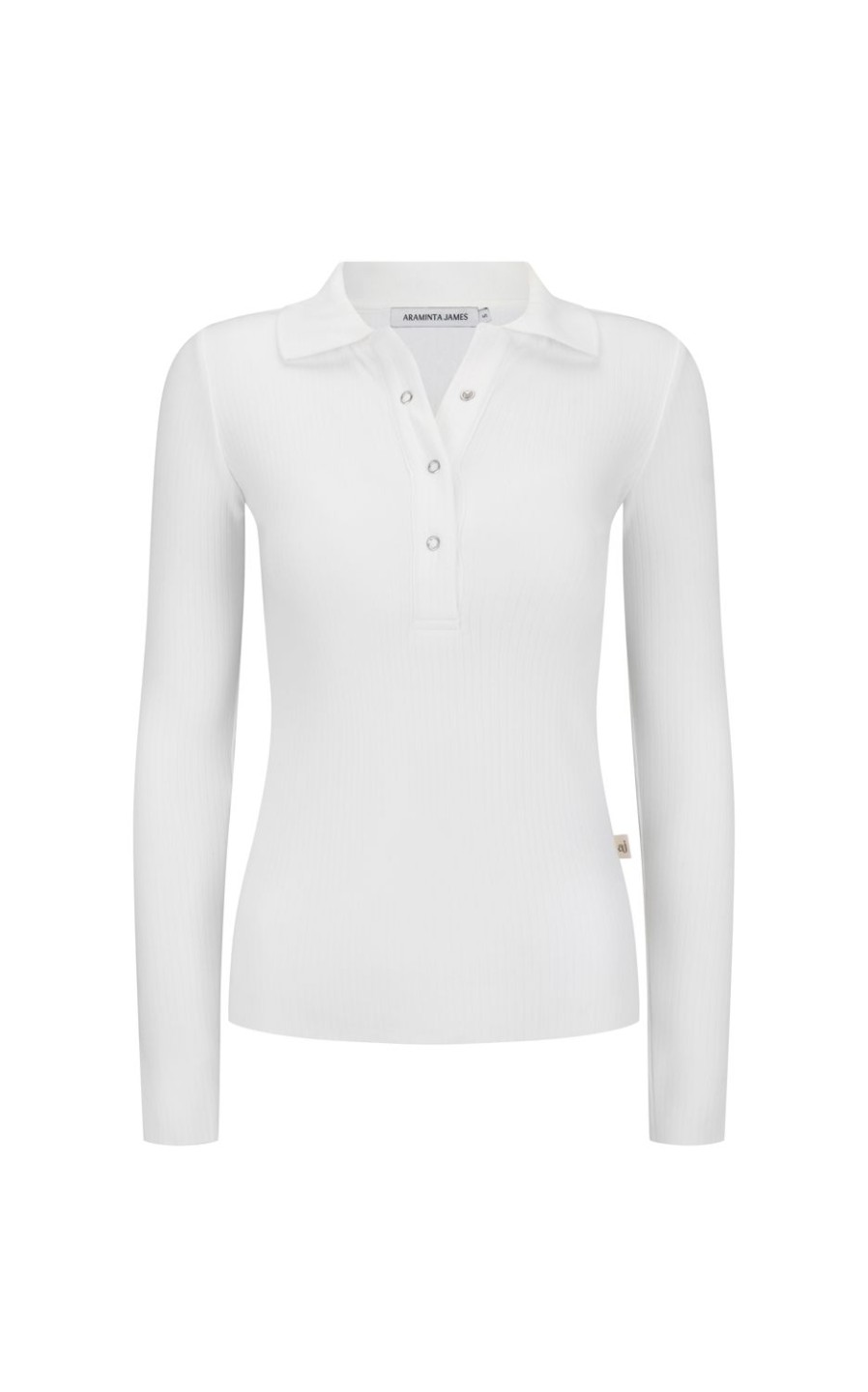 Tops Araminta James | Polo Henley Top Vanilla