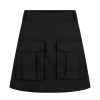 Bottoms Araminta James | Lottie Drill Mini Skirt Noir