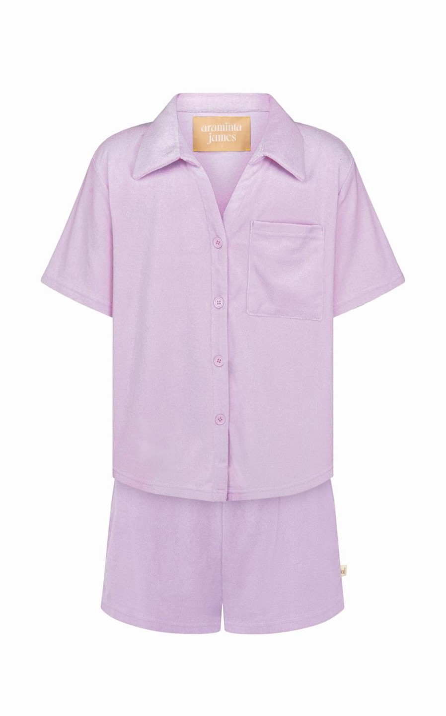 Sets Araminta James | Terry Shirt Set Orchid