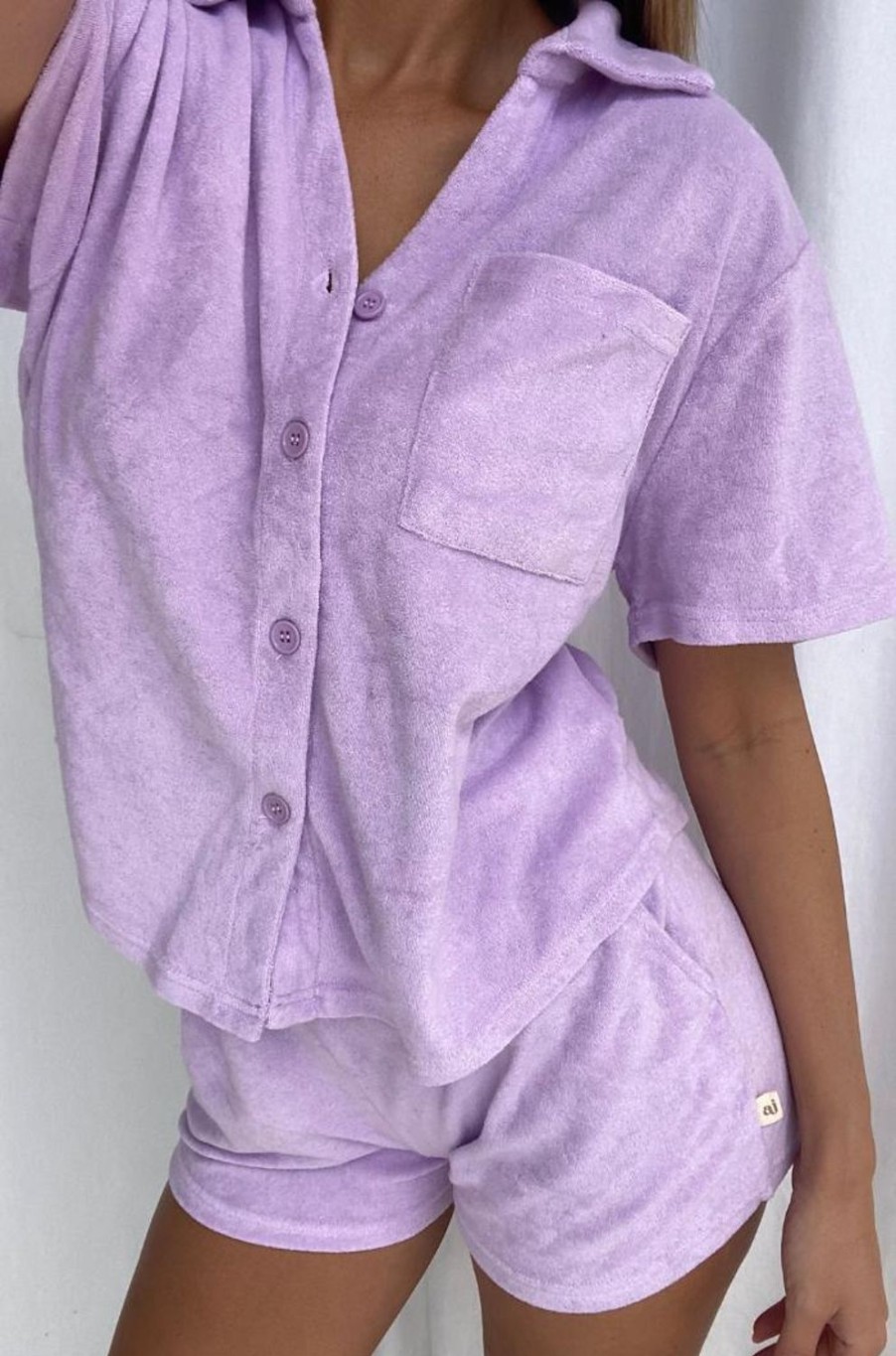 Sets Araminta James | Terry Shirt Set Orchid