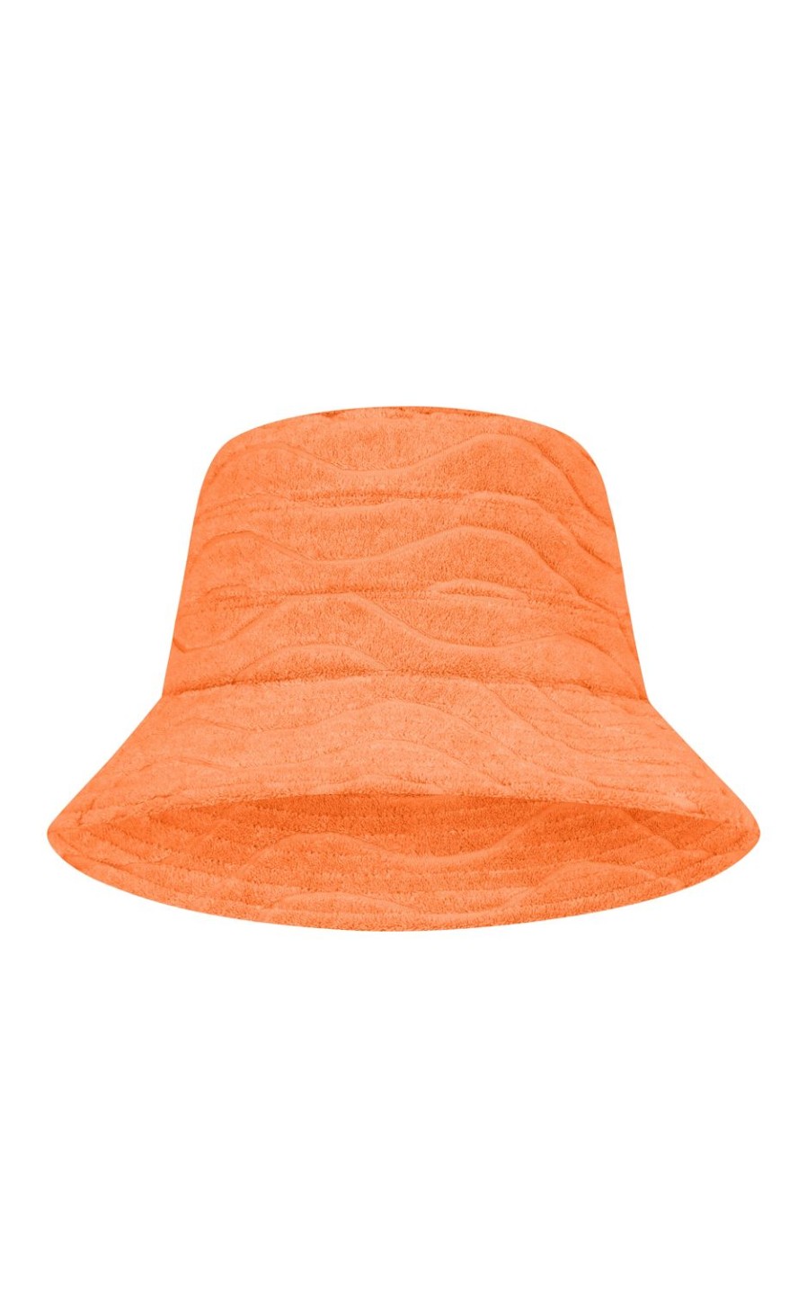 Accessories Araminta James | Wave Terry Bucket Hat Papaya