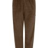 Bottoms Araminta James | Velour Trackpant Chocolate