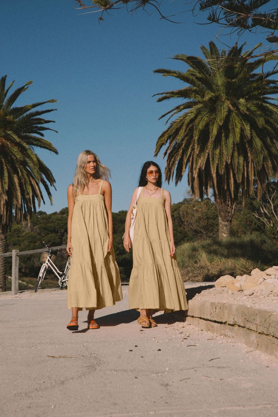 Dresses Araminta James | Sunset Maxi Dress Sand