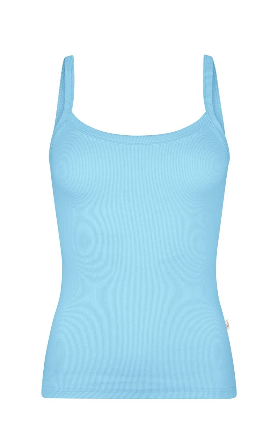 Tops Araminta James | On The Go Rib Tank Pale Blue