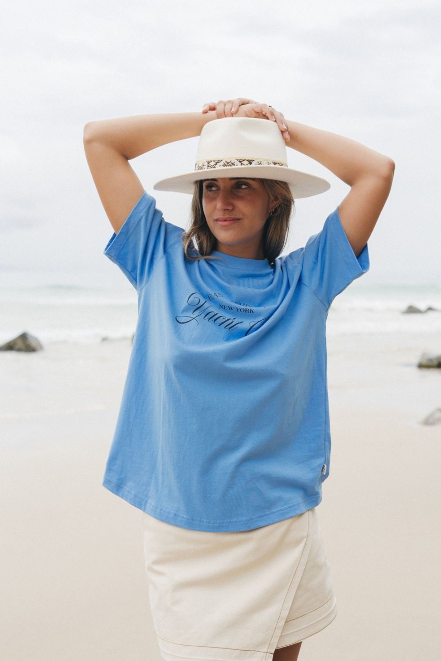 Tops Araminta James | Yacht Club Tee Periwinkle