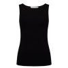 Tops Araminta James | Boatneck Tank Noir