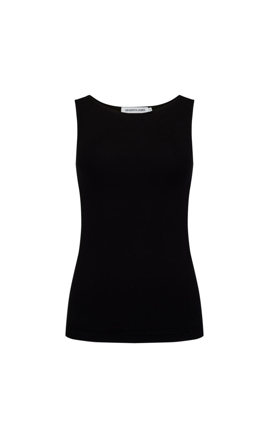 Tops Araminta James | Boatneck Tank Noir