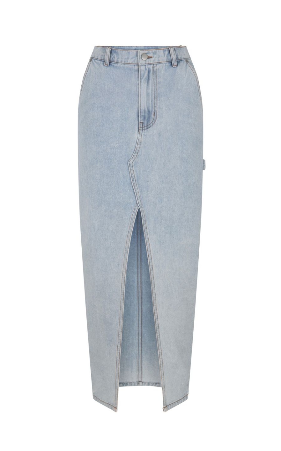 Bottoms Araminta James | Good Days Denim Skirt Washed Blue