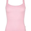 Tops Araminta James | On The Go Rib Tank Fairy Floss